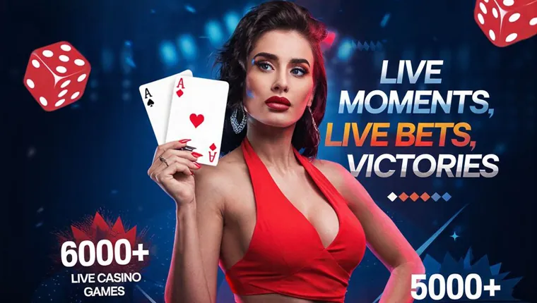 Player focused on online casino game